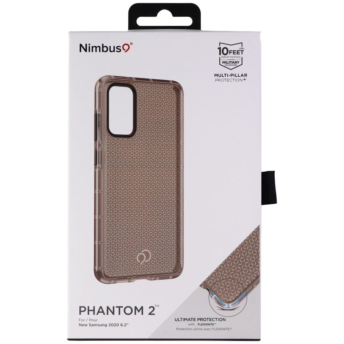 Nimbus9 Phantom 2 Series Case for Samsung Galaxy S20 - Carbon Black Cell Phone - Cases, Covers & Skins Nimbus9 - Simple Cell Bulk Wholesale Pricing - USA Seller