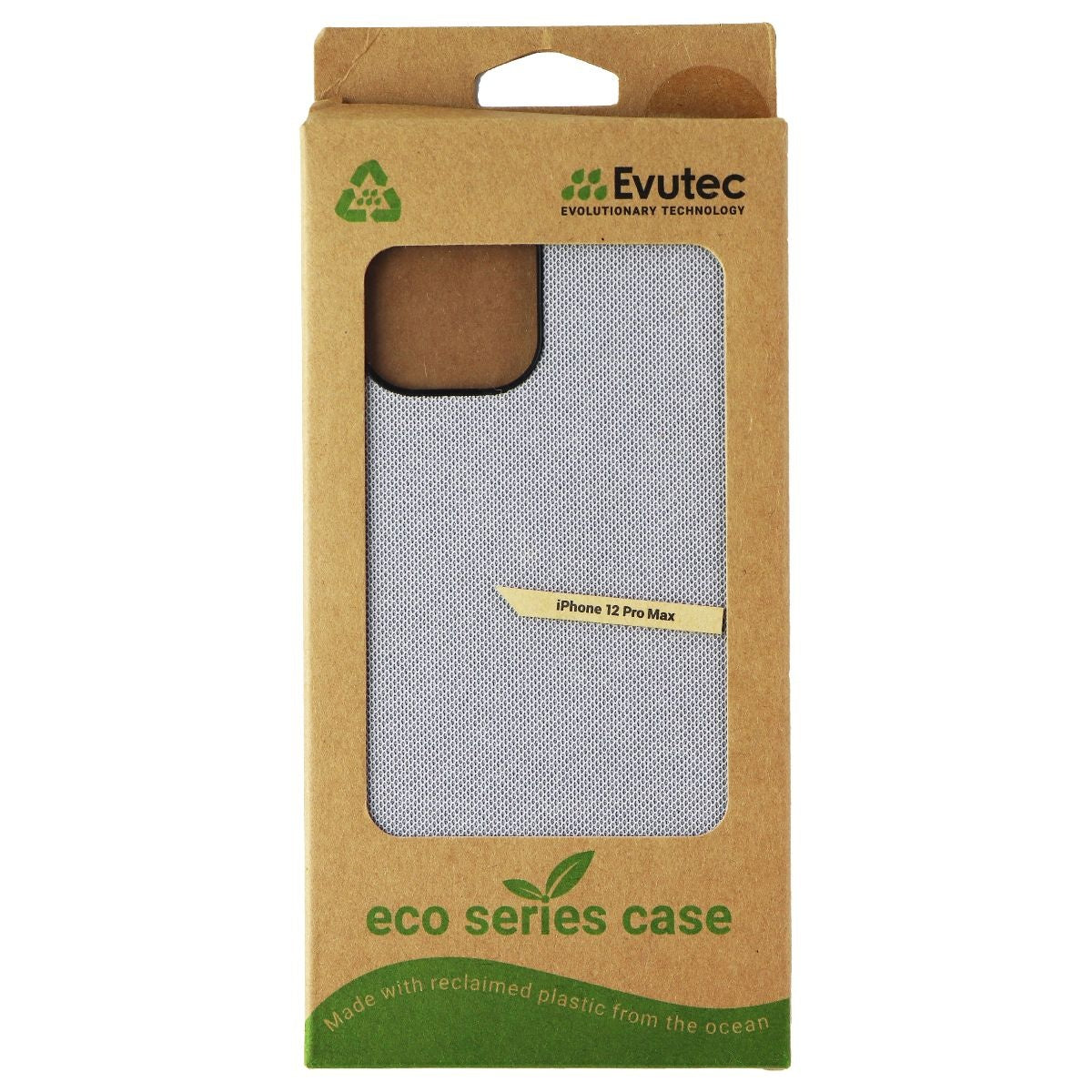 Evutec Rigid Fabric Case for Apple iPhone 12 Pro Max - Gray/Yellow Cell Phone - Cases, Covers & Skins Evutec - Simple Cell Bulk Wholesale Pricing - USA Seller