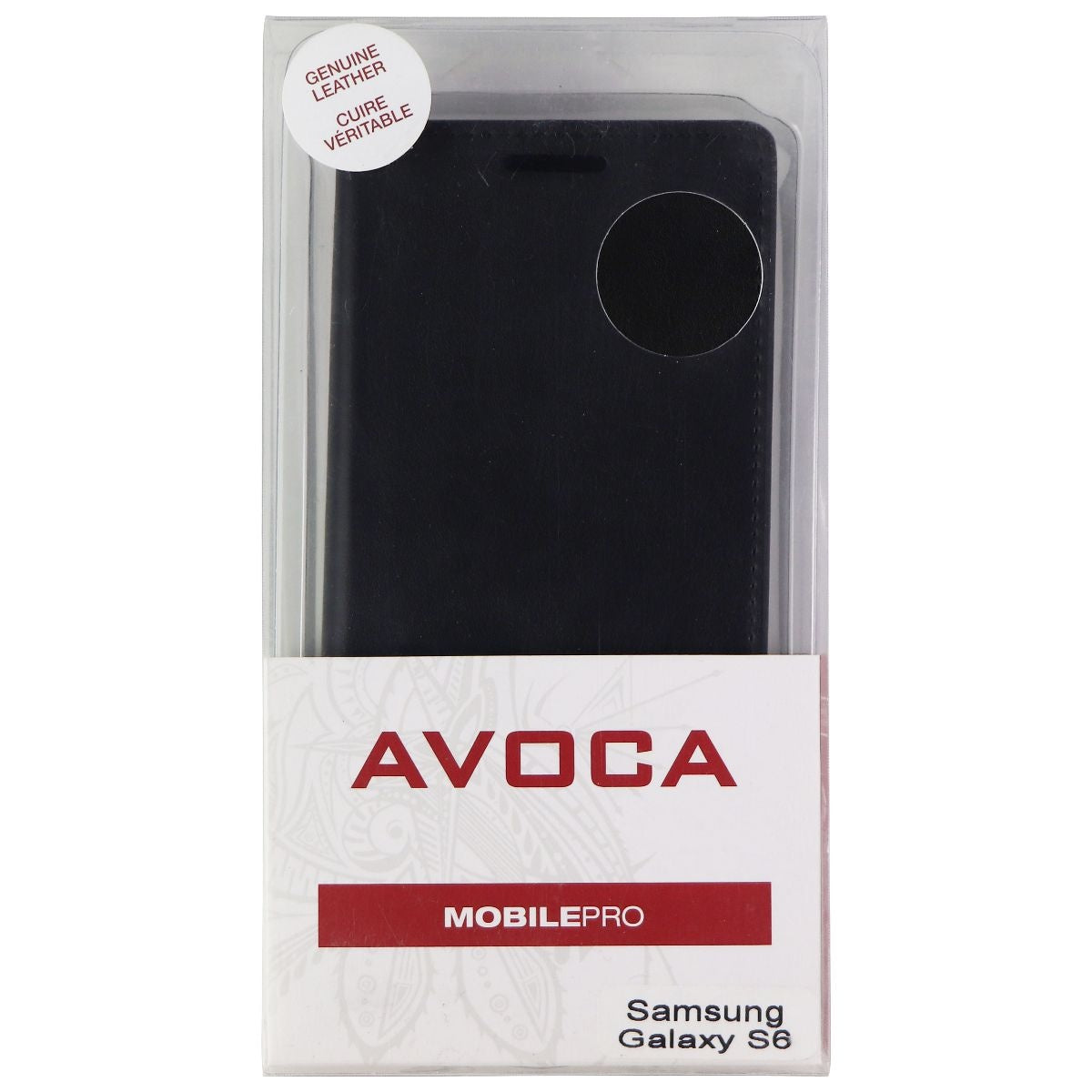 Avoca MobilePro Folio Wallet Case for Samsung Galaxy S6 - Black Cell Phone - Cases, Covers & Skins Avoca - Simple Cell Bulk Wholesale Pricing - USA Seller