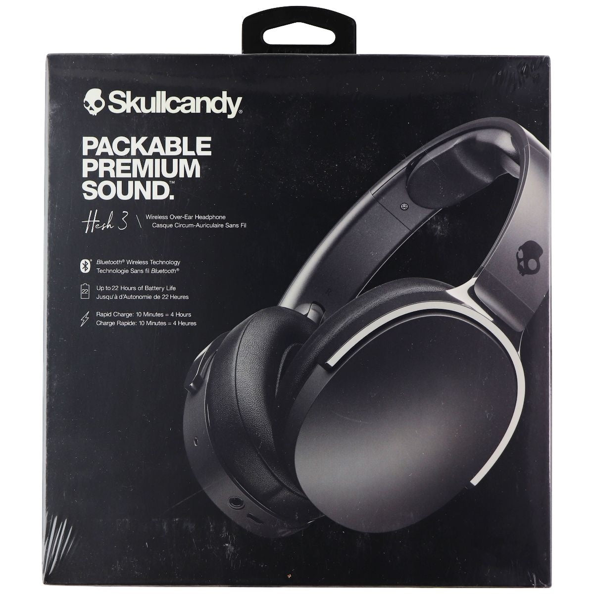 Skullcandy Hesh 3 Wireless Over-Ear Headphone - Black Portable Audio - Headphones Skullcandy - Simple Cell Bulk Wholesale Pricing - USA Seller