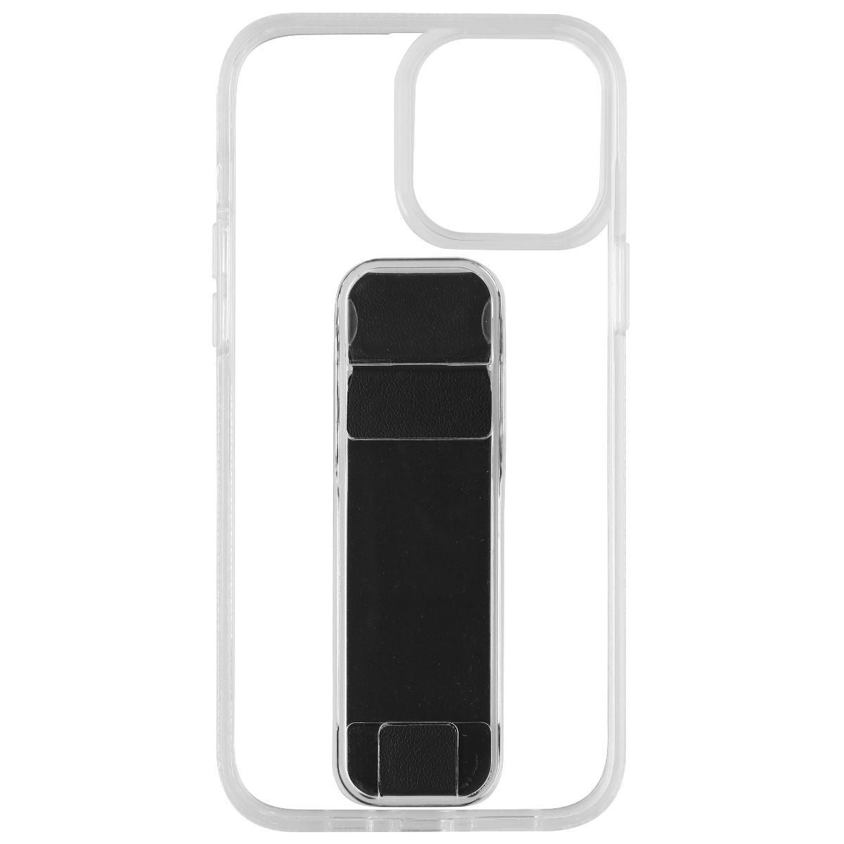 CLCKR Stand & Grip Case for iPhone 14 Pro Max - Clear/Black Cell Phone - Cases, Covers & Skins Clckr - Simple Cell Bulk Wholesale Pricing - USA Seller