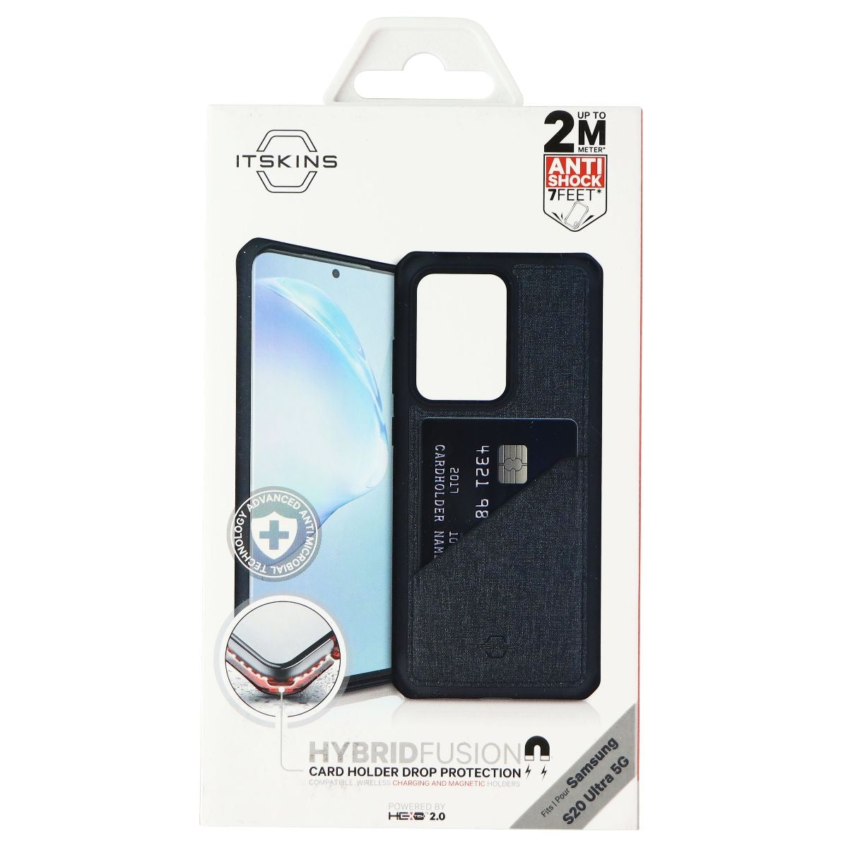 ITSKINS Hybrid Fusion Protective Phone Case for Galaxy S20 Ultra - Kaki Grey Cell Phone - Cases, Covers & Skins ITSKINS - Simple Cell Bulk Wholesale Pricing - USA Seller