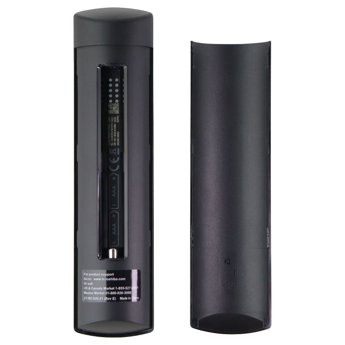 Toshiba Remote (CT-RC1US-21 Rev E) with Prime/Netflix/Disney/Hulu Keys - Black TV, Video & Audio Accessories - Remote Controls Toshiba - Simple Cell Bulk Wholesale Pricing - USA Seller