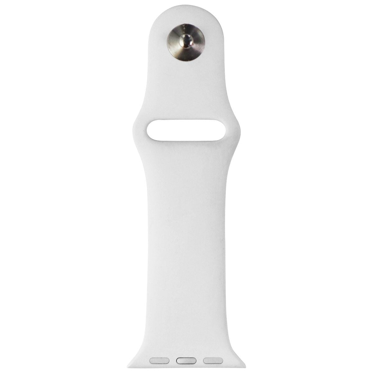 Replacement Apple 38mm Sport Band Clasp for Apple Watch 38/40/41mm - White/Silv. Smart Watch Accessories - Watch Bands Apple - Simple Cell Bulk Wholesale Pricing - USA Seller