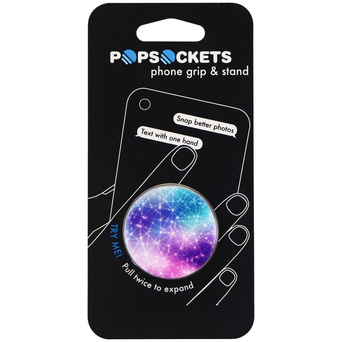 PopSockets: Collapsible Grip Stand for Phones & Tablets - Starry Constellation Cell Phone - Mounts & Holders PopSockets - Simple Cell Bulk Wholesale Pricing - USA Seller