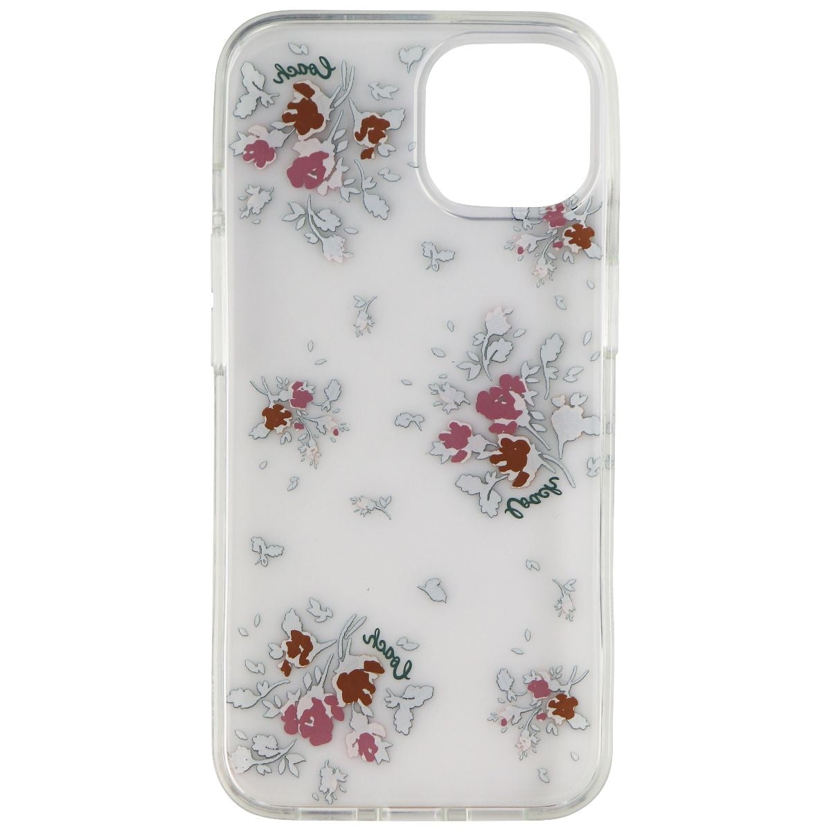 Coach Protective Case for iPhone 13 / 14 - Rose Bouquet Floral / Clear Cell Phone - Cases, Covers & Skins Coach - Simple Cell Bulk Wholesale Pricing - USA Seller