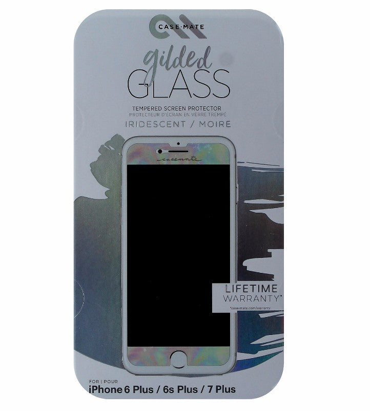 Case-Mate Gilded Tempered Glass for iPhone 7 Plus 6s Plus 6 Plus - Iridescent Cell Phone - Screen Protectors Case-Mate - Simple Cell Bulk Wholesale Pricing - USA Seller