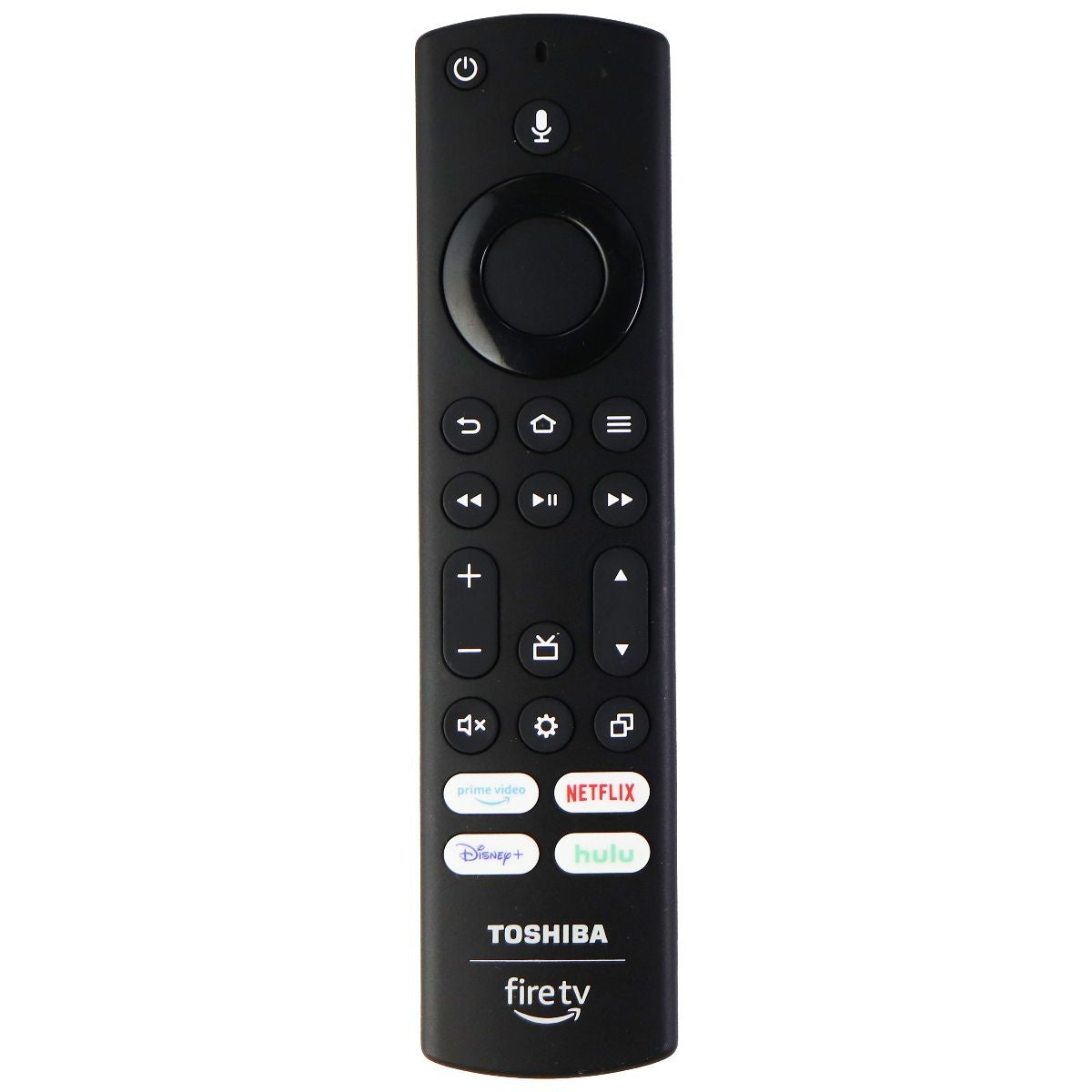 Toshiba Fire TV Original Remote (CT-95018) Prime/Netflix/Disney+/Hulu - Black TV, Video & Audio Accessories - Remote Controls Toshiba - Simple Cell Bulk Wholesale Pricing - USA Seller