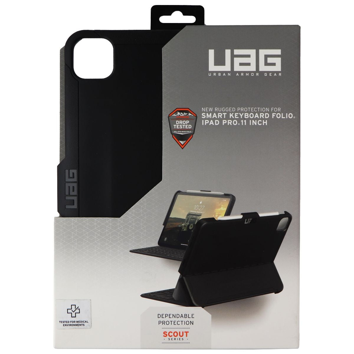 UAG Scout Series Case for iPad Pro 11-inch (2nd Gen, 2020) Smart Keyboard Folio iPad/Tablet Accessories - Cases, Covers, Keyboard Folios Urban Armor Gear - Simple Cell Bulk Wholesale Pricing - USA Seller