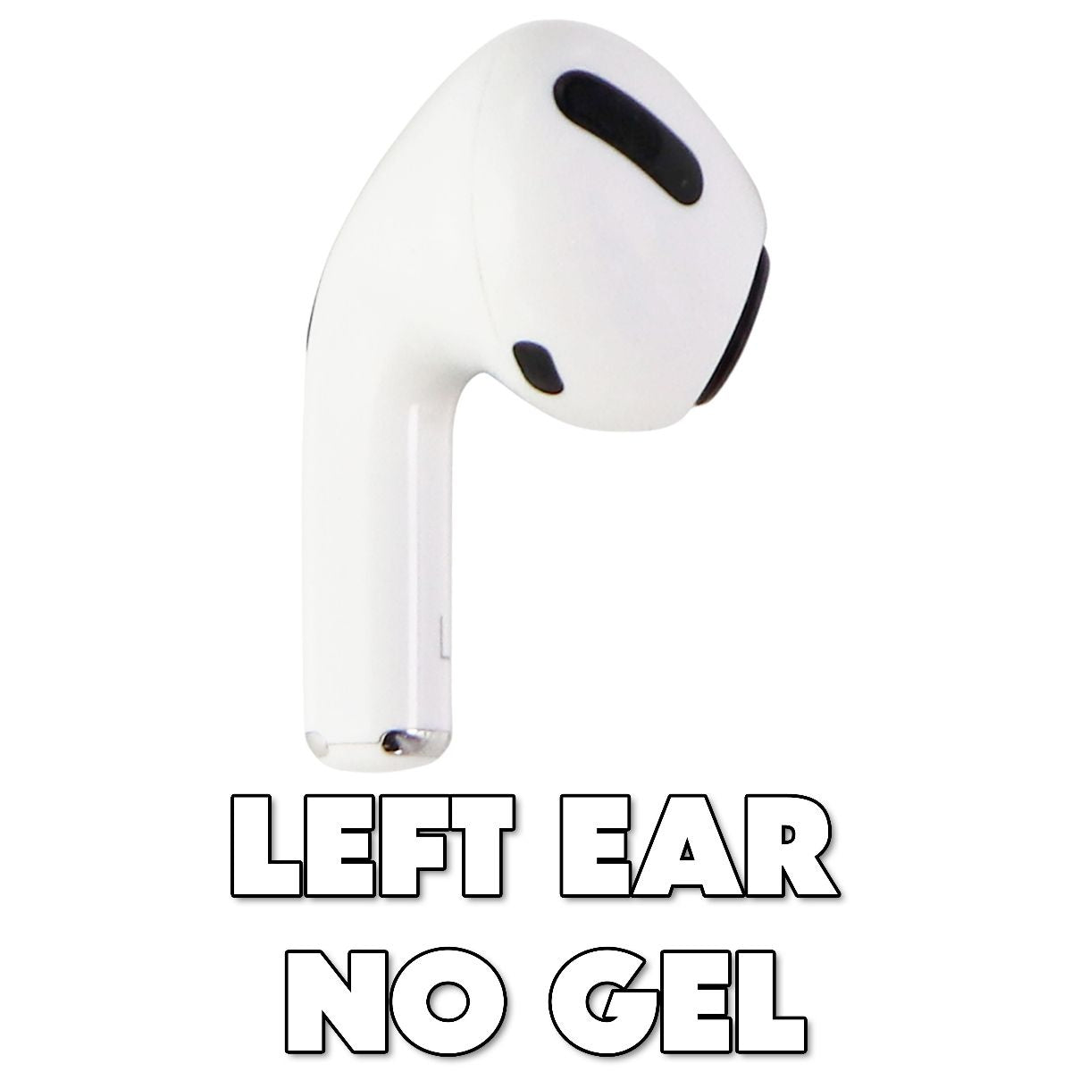 Apple AirPods Pro LEFT Side Bud Only - White (A2084) / No Ear Gel Portable Audio - Headphones Apple - Simple Cell Bulk Wholesale Pricing - USA Seller
