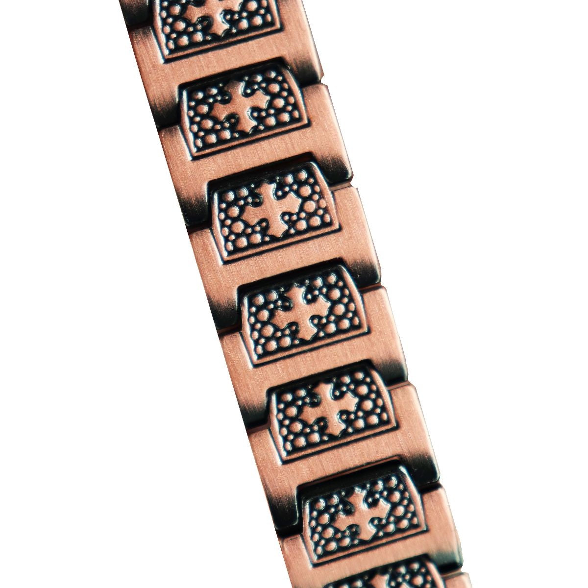 Chain Link Wrist Band Heavy Metal Stainless Steel Bracelet - Rose Gold / Cross Other Sporting Goods Unbranded - Simple Cell Bulk Wholesale Pricing - USA Seller