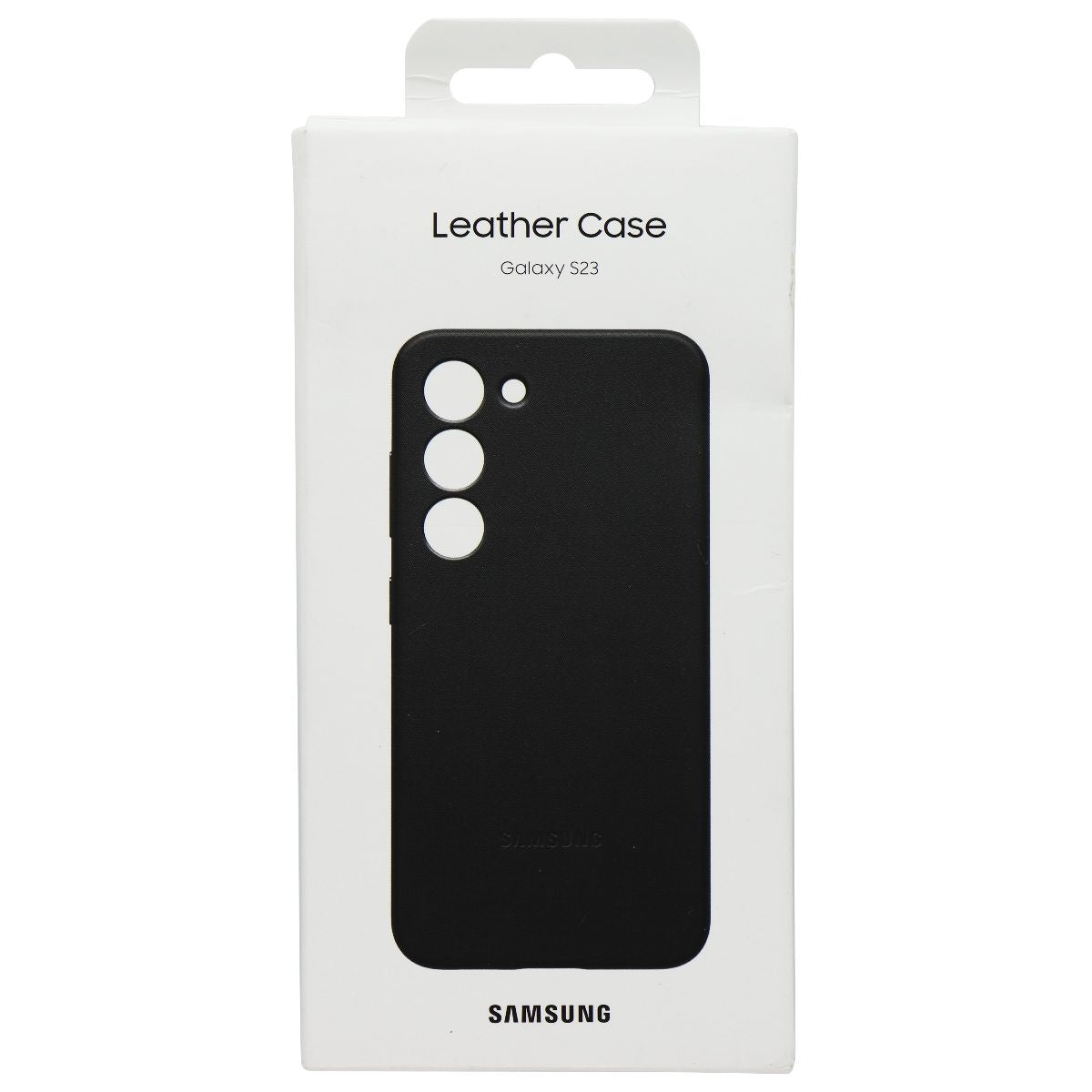 Samsung Leather Case for Samsung Galaxy S23 - Black (EF-VS911LBE) Cell Phone - Cases, Covers & Skins Samsung - Simple Cell Bulk Wholesale Pricing - USA Seller