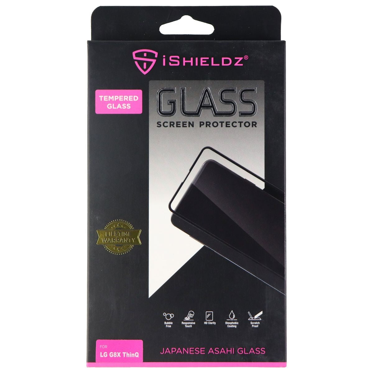 iShieldz Asahi Tempered Glass Screen Protector for LG G8X ThinQ - Clear Cell Phone - Screen Protectors iShieldz - Simple Cell Bulk Wholesale Pricing - USA Seller