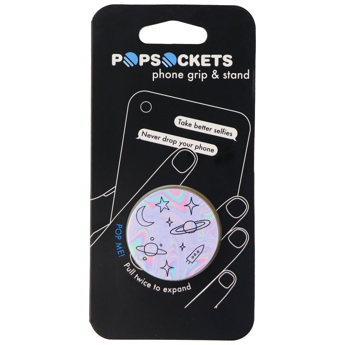 PopSockets: Collapsible Grip and Stand for Phones and Tablets - Space Doodle Cell Phone - Mounts & Holders PopSockets - Simple Cell Bulk Wholesale Pricing - USA Seller