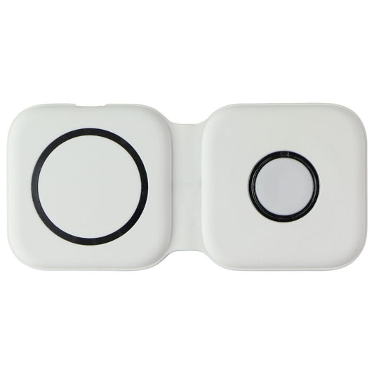 S. Simple Wireless Qi Smartphone and Smartwatch Charging Pad - White Cell Phone - Chargers & Cradles S. Simple - Simple Cell Bulk Wholesale Pricing - USA Seller