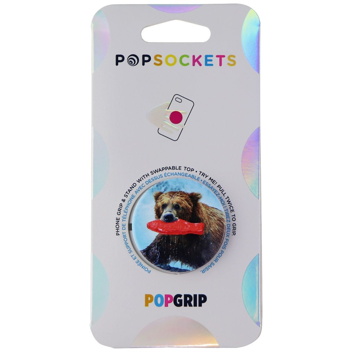 PopSockets: PopGrip Expanding Stand and Grip with Swappable Top - Fishing Trip Cell Phone - Mounts & Holders PopSockets - Simple Cell Bulk Wholesale Pricing - USA Seller