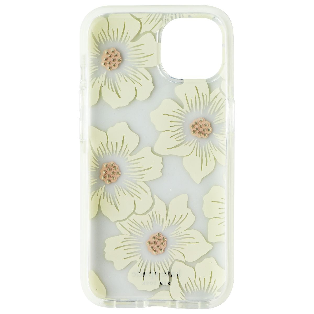 Kate Spade Defensive Hardshell Case for (iPhone 13 Only) - Hollyhock Cell Phone - Cases, Covers & Skins Kate Spade New York - Simple Cell Bulk Wholesale Pricing - USA Seller