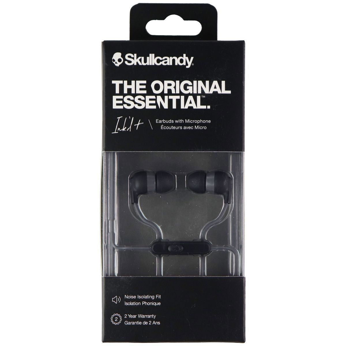 Skullcandy Inkd Plus In-Ear Earbud - Black (S2IMY-M448) Portable Audio - Headphones Skullcandy - Simple Cell Bulk Wholesale Pricing - USA Seller