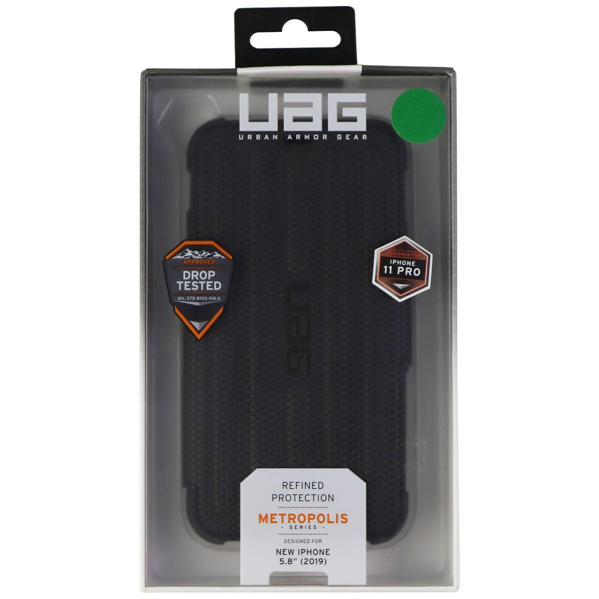 Urban Armor Gear Metropolis Series Folio Case for Apple iPhone 11 Pro - Black Cell Phone - Cases, Covers & Skins Urban Armor Gear - Simple Cell Bulk Wholesale Pricing - USA Seller