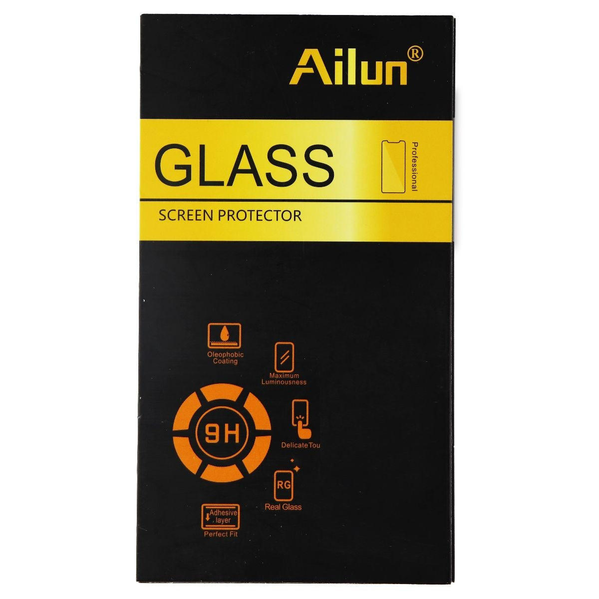 Ailun Glass Screen Protector for Apple iPhone 12 and 12 Pro (3 Pack) Clear Cell Phone - Screen Protectors Ailun - Simple Cell Bulk Wholesale Pricing - USA Seller