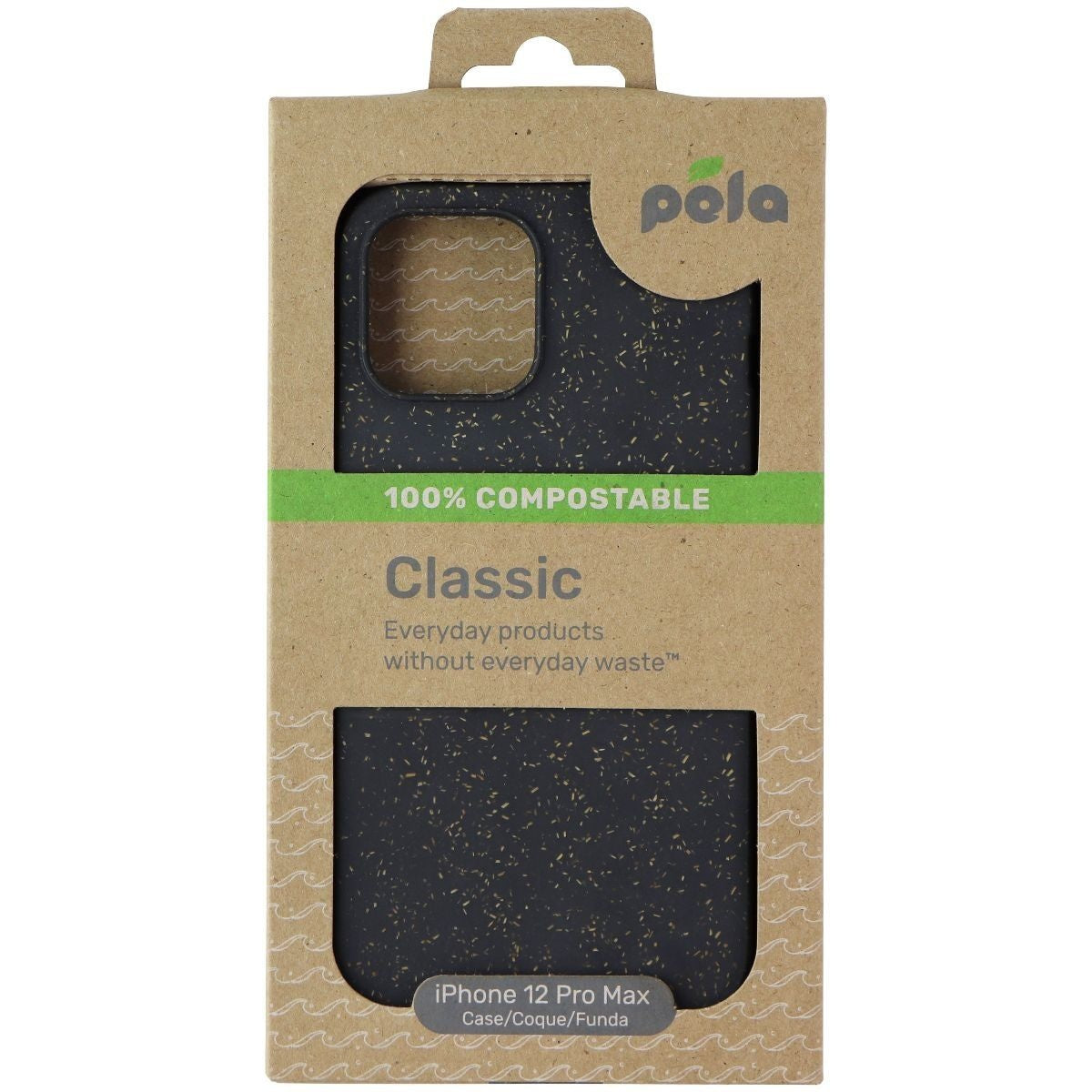 Pela Classic Series Flexible Case for Apple iPhone 12 Pro Max - Black Cell Phone - Cases, Covers & Skins Pela - Simple Cell Bulk Wholesale Pricing - USA Seller
