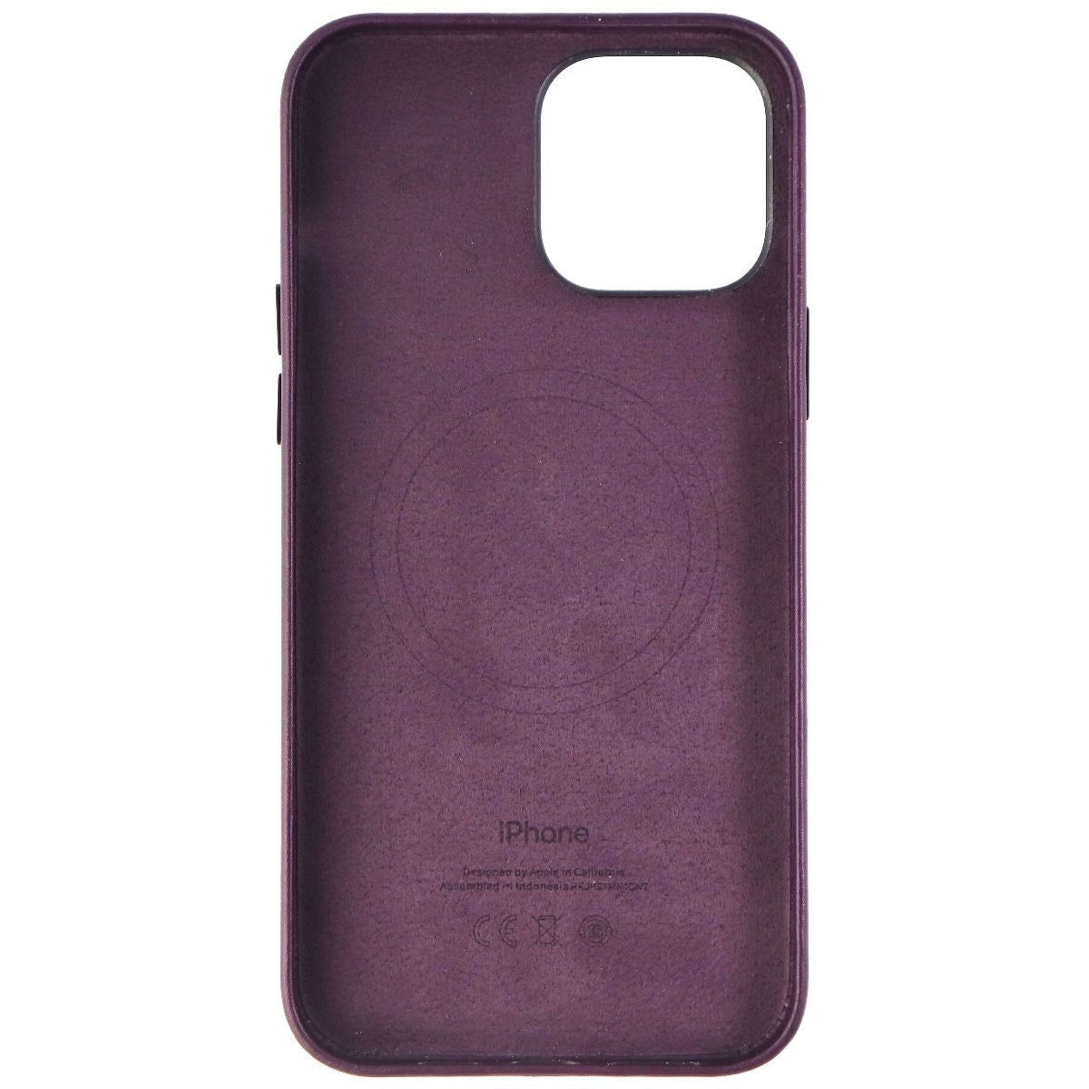 Leather Case for MAGSAFE for Apple iPhone 13 Pro Max - Dark Cherry Cell Phone - Cases, Covers & Skins Apple - Simple Cell Bulk Wholesale Pricing - USA Seller