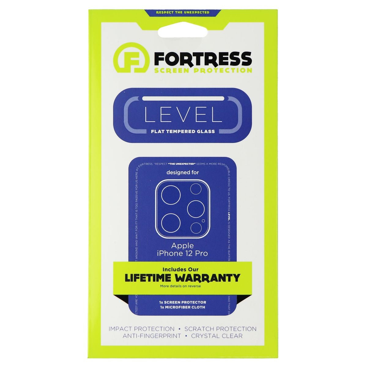 Fortress Tempered Glass Camera Lens Protector and Cover for iPhone 12 Pro Cell Phone - Screen Protectors Fortress - Simple Cell Bulk Wholesale Pricing - USA Seller