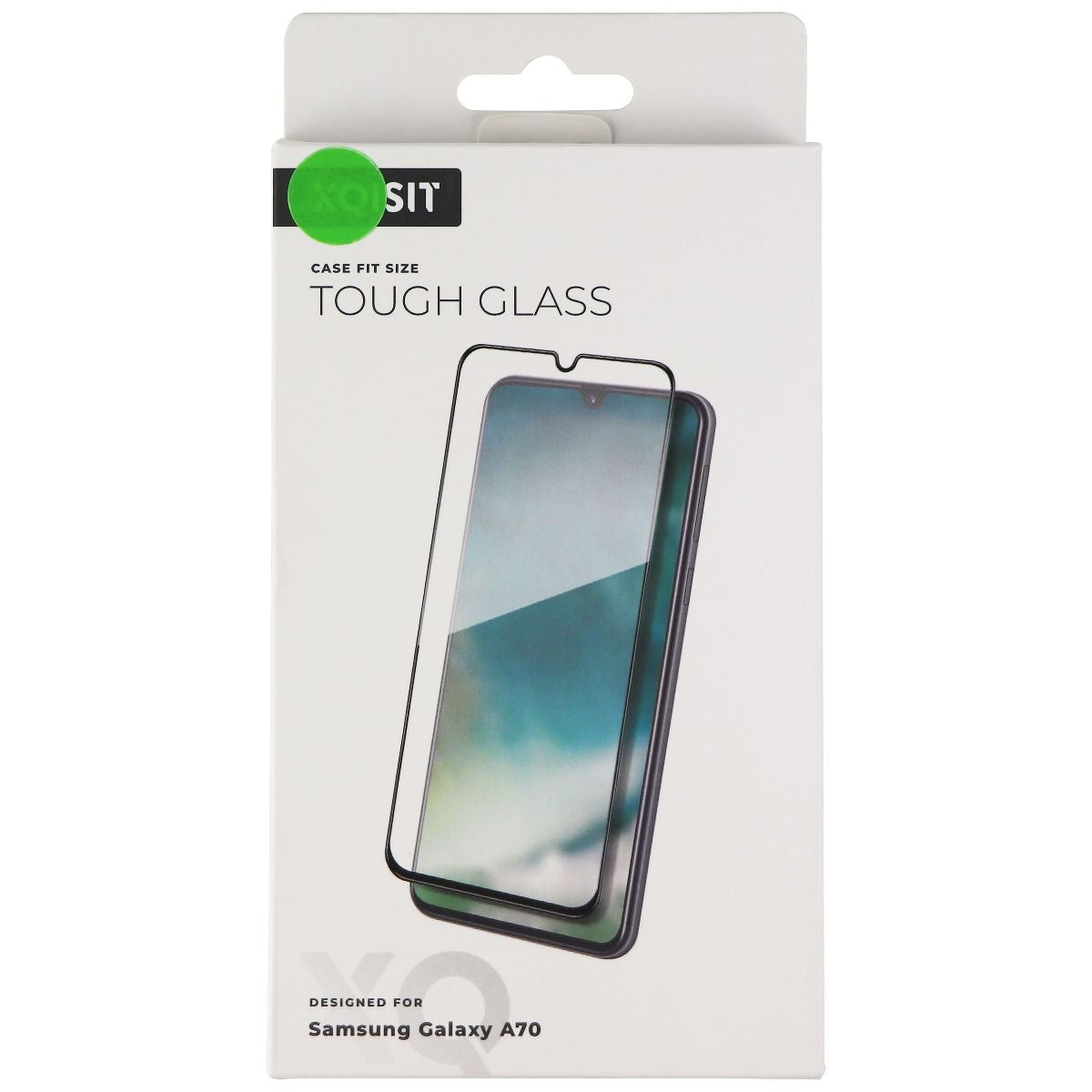 Xqisit Tough Glass Screen Protector for Samsung Galaxy A70 - Clear Cell Phone - Screen Protectors Xqisit - Simple Cell Bulk Wholesale Pricing - USA Seller
