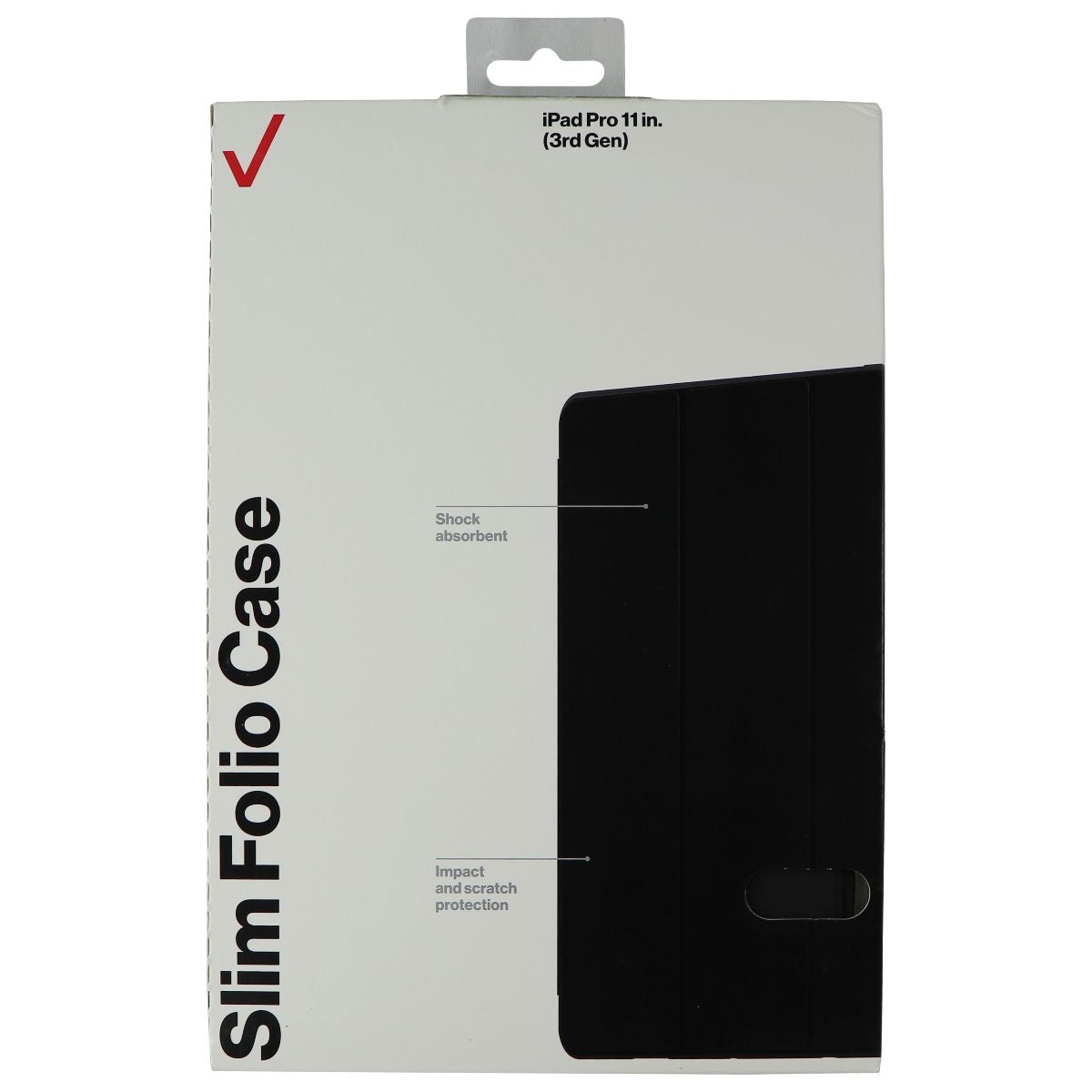 Verizon Slim Folio Case for Apple iPad Pro 11-in (3rd Gen) - Black iPad/Tablet Accessories - Cases, Covers, Keyboard Folios Verizon - Simple Cell Bulk Wholesale Pricing - USA Seller