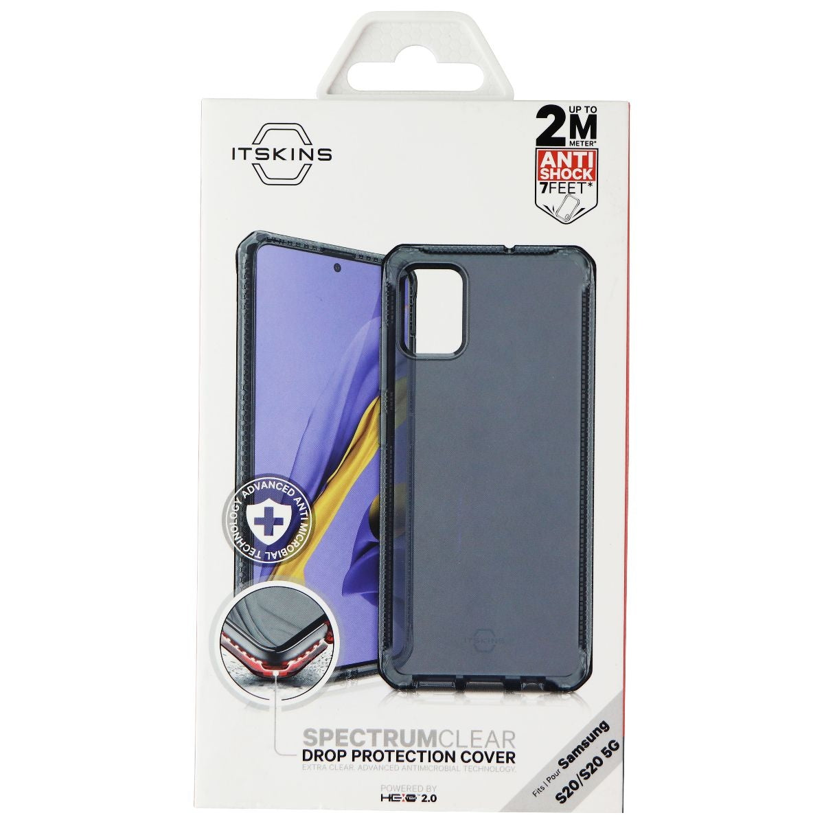ITSKINS Spectrum Clear Protective Phone Case for Samsung Galaxy S20 - Smoke Cell Phone - Cases, Covers & Skins ITSKINS - Simple Cell Bulk Wholesale Pricing - USA Seller