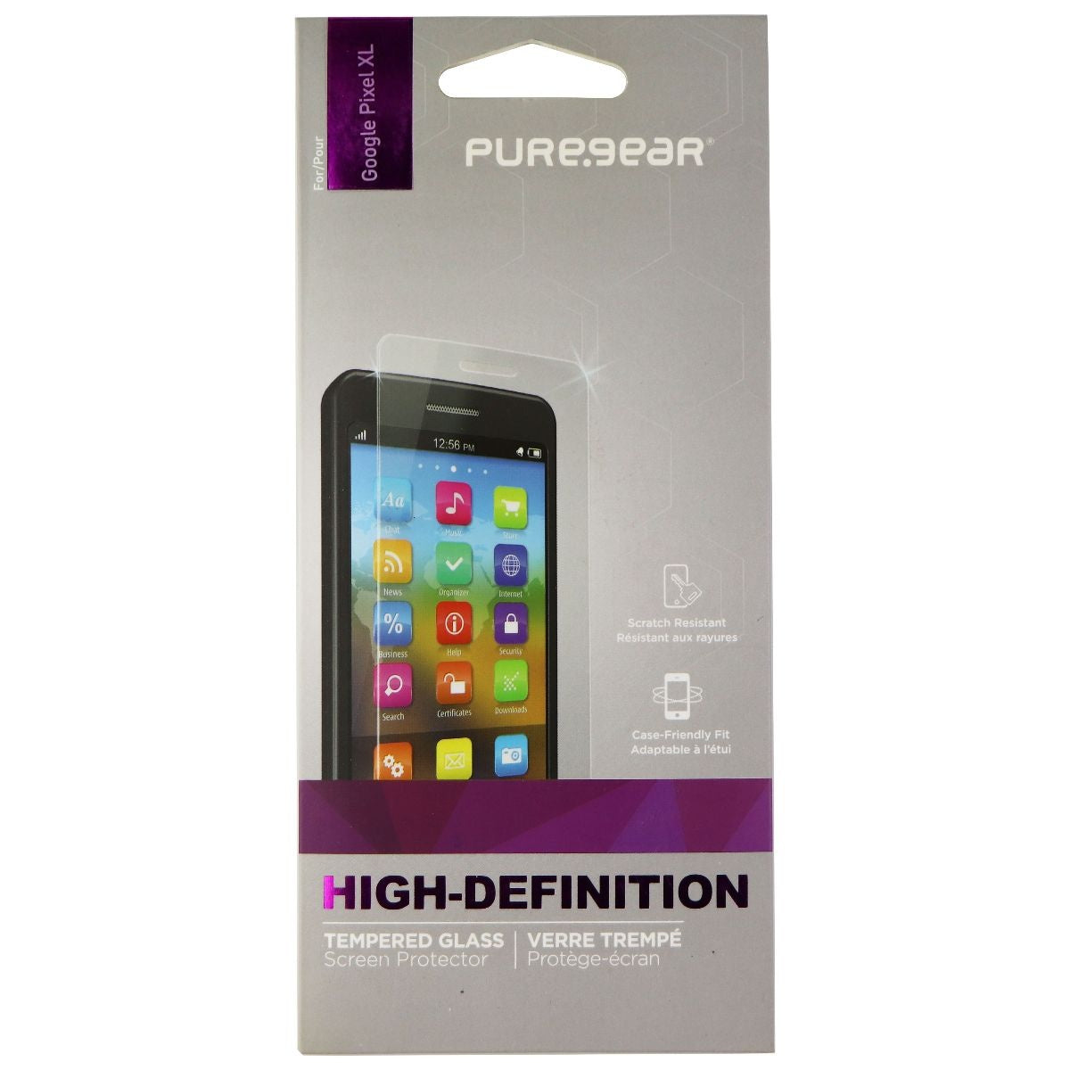 PureGear High Definition Tempered Glass for Google Pixel XL (1st Gen) - Clear Cell Phone - Screen Protectors PureGear - Simple Cell Bulk Wholesale Pricing - USA Seller