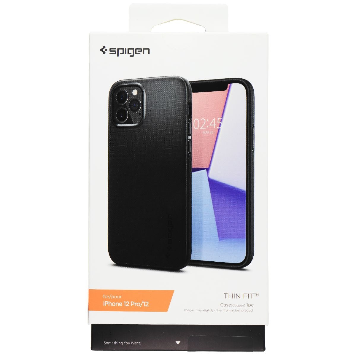 Spigen Thin Fit Series Case for Apple iPhone 12 & iPhone 12 Pro - Black Cell Phone - Cases, Covers & Skins Spigen - Simple Cell Bulk Wholesale Pricing - USA Seller