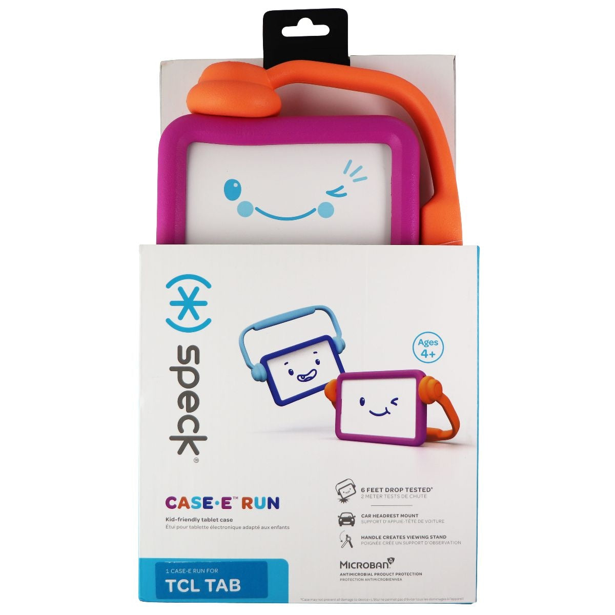 Speck Case-E Run Kid-Friendly Tablet Case for TCL TAB 8 - Purple/Orange iPad/Tablet Accessories - Cases, Covers, Keyboard Folios Speck - Simple Cell Bulk Wholesale Pricing - USA Seller