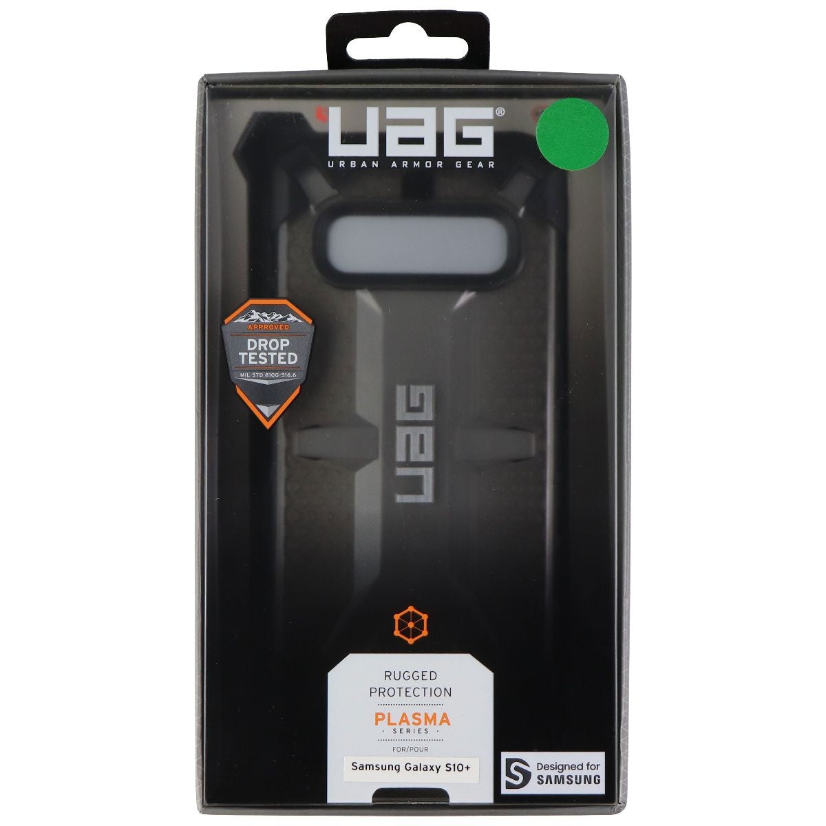 Urban Armor Gear Plasma Series Case for Samsung Galaxy S10+ (Plus) - Ash/Black Cell Phone - Cases, Covers & Skins Urban Armor Gear - Simple Cell Bulk Wholesale Pricing - USA Seller