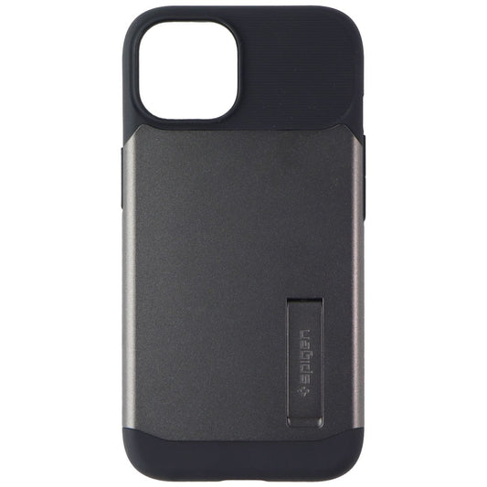 Spigen Slim Armor MagFit Series Case for MagSafe for iPhone 14 - Gunmetal Cell Phone - Cases, Covers & Skins Spigen - Simple Cell Bulk Wholesale Pricing - USA Seller