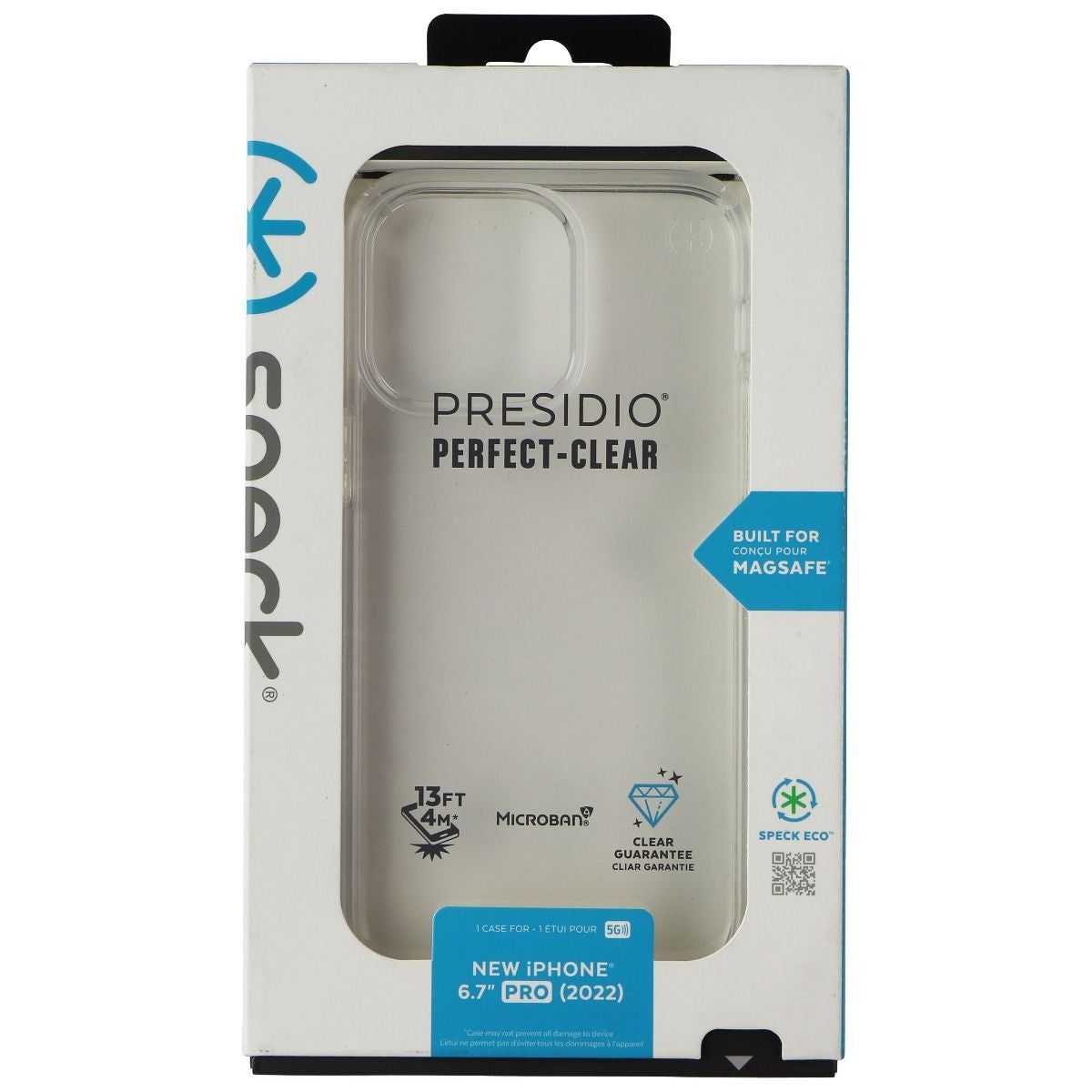 Speck Presidio Perfect-Clear Series Case for Apple iPhone 14 Pro Max - Clear Cell Phone - Cases, Covers & Skins Speck - Simple Cell Bulk Wholesale Pricing - USA Seller