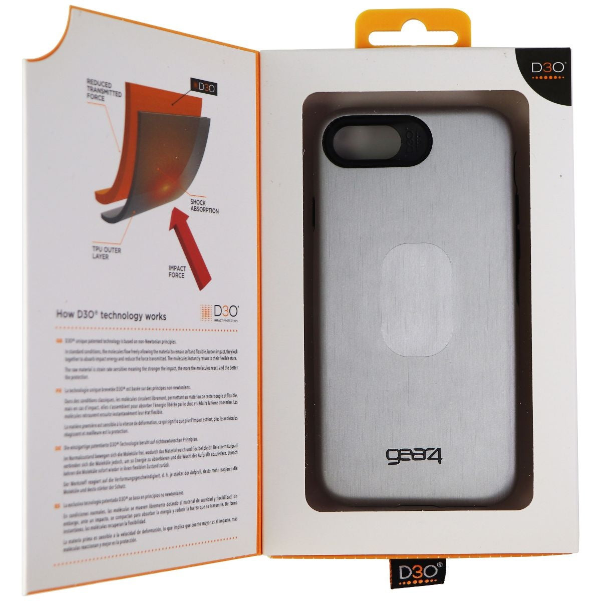 ZAGG Trafalgar Case for Apple iPhone 8 / iPhone 7 / iPhone 6s - Silver Cell Phone - Cases, Covers & Skins Zagg - Simple Cell Bulk Wholesale Pricing - USA Seller