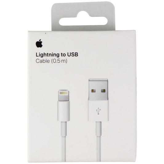 Apple 1.5-Foot Lightning 8-Pin to USB Charge/Sync Cable for iPhone/iPad - White Cell Phone - Cables & Adapters Apple - Simple Cell Bulk Wholesale Pricing - USA Seller