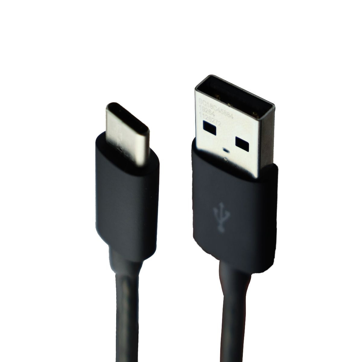 (3.5-Foot) USB-C to USB-A Charge/Sync Charging Cable - Black Cell Phone - Cables & Adapters Unbranded - Simple Cell Bulk Wholesale Pricing - USA Seller