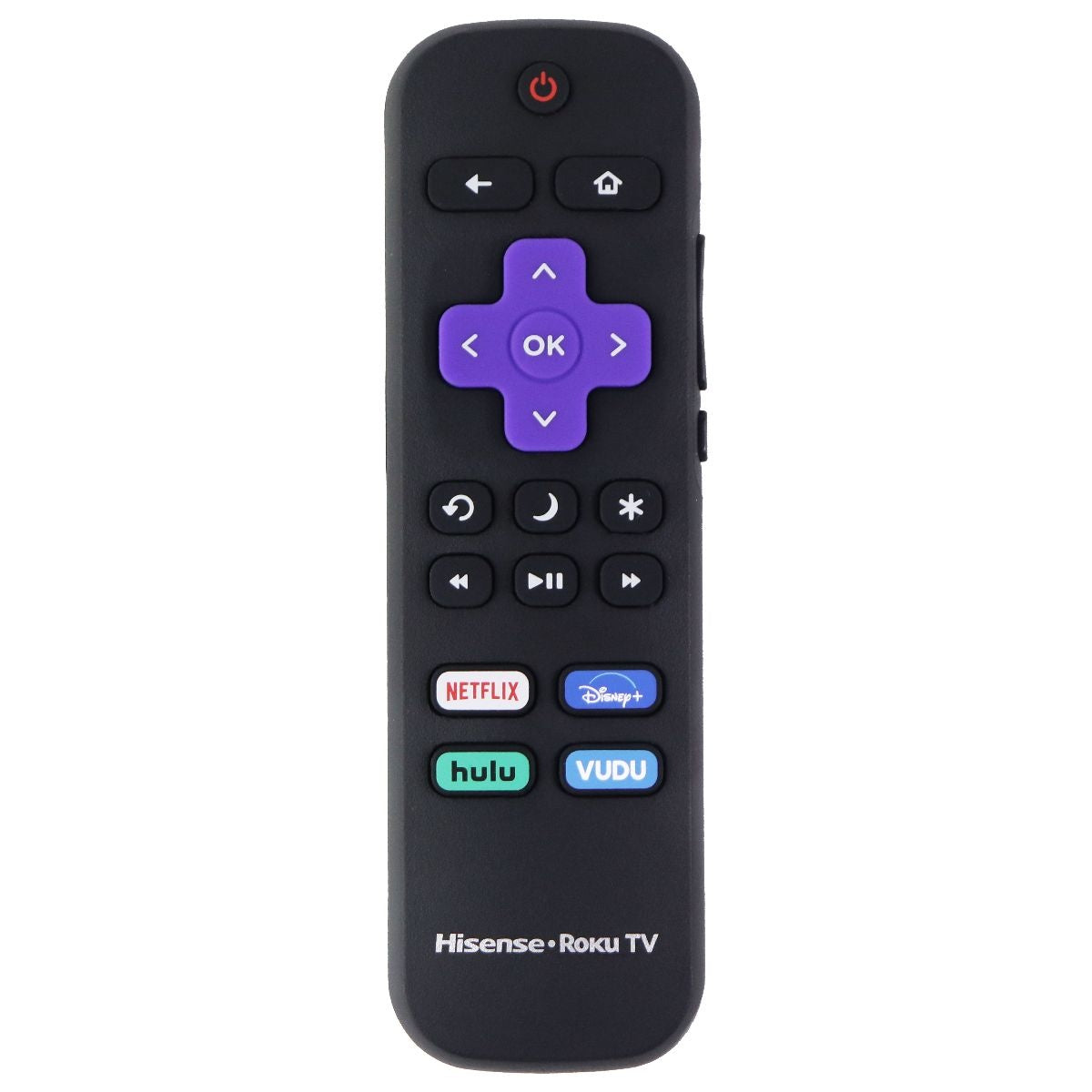 Hisense Remote Control (HU-RCRUS-22G) Netflix/Disney/Hulu/Vudu Buttons - Black TV, Video & Audio Accessories - Remote Controls Hisense - Simple Cell Bulk Wholesale Pricing - USA Seller