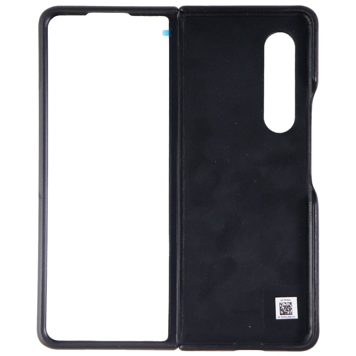 Samsung Leather Protective Cover for Galaxy Z Fold3 5G - Black (EF-VF926LBEGUS) Cell Phone - Cases, Covers & Skins Samsung - Simple Cell Bulk Wholesale Pricing - USA Seller