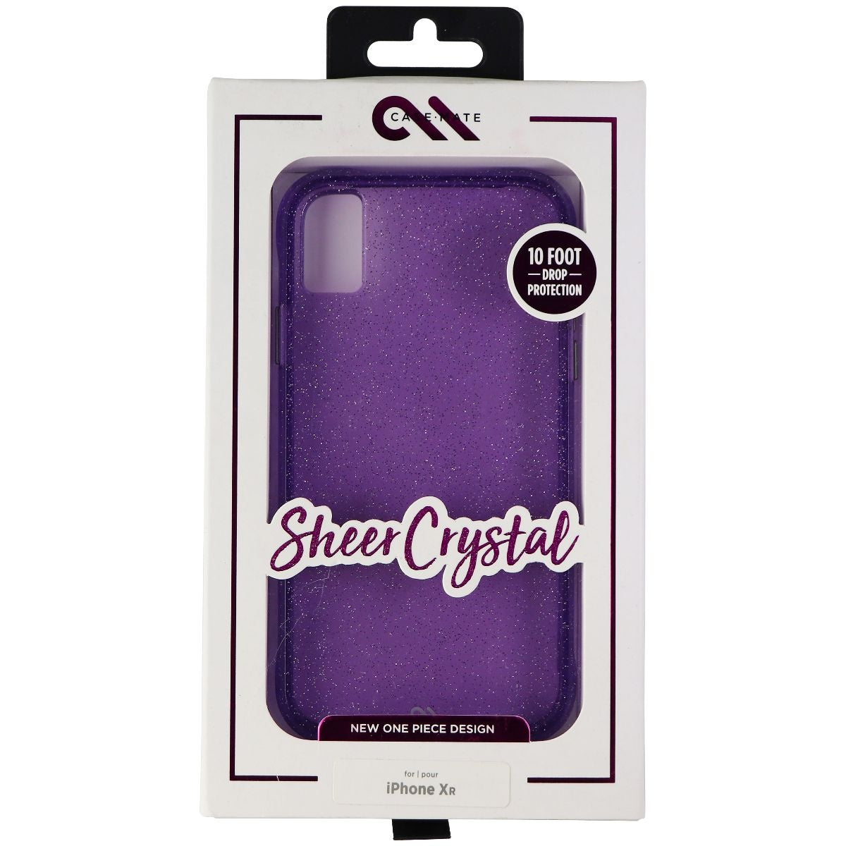 Case-Mate Sheer Crystal Series Case for Apple iPhone XR - Crystal Purple Cell Phone - Cases, Covers & Skins Case-Mate - Simple Cell Bulk Wholesale Pricing - USA Seller