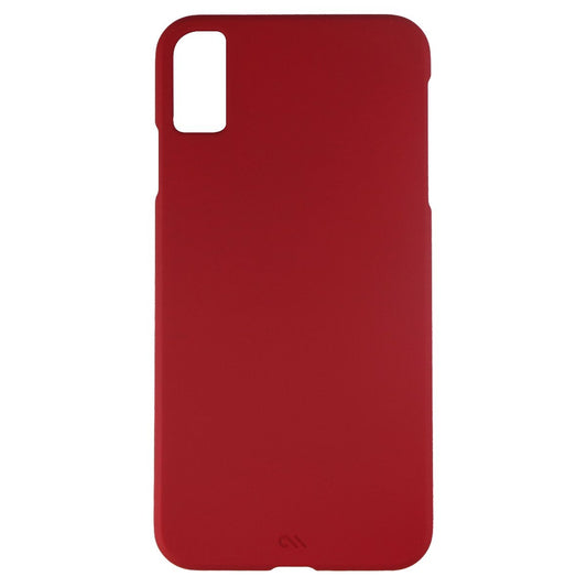 Case-Mate Barely There Series Slim Case for Apple iPhone XS Max - Cardinal Red Cell Phone - Cases, Covers & Skins Case-Mate - Simple Cell Bulk Wholesale Pricing - USA Seller