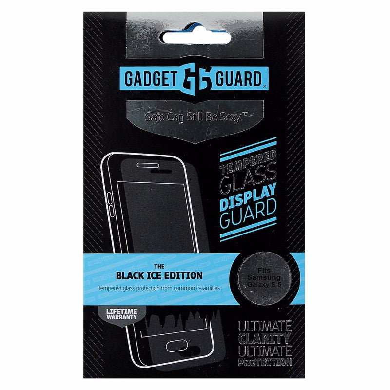 Gadget Guard Black Ice Tempered Glass Screen Protector for Samsung Galaxy S5 Cell Phone - Screen Protectors Gadget Guard - Simple Cell Bulk Wholesale Pricing - USA Seller