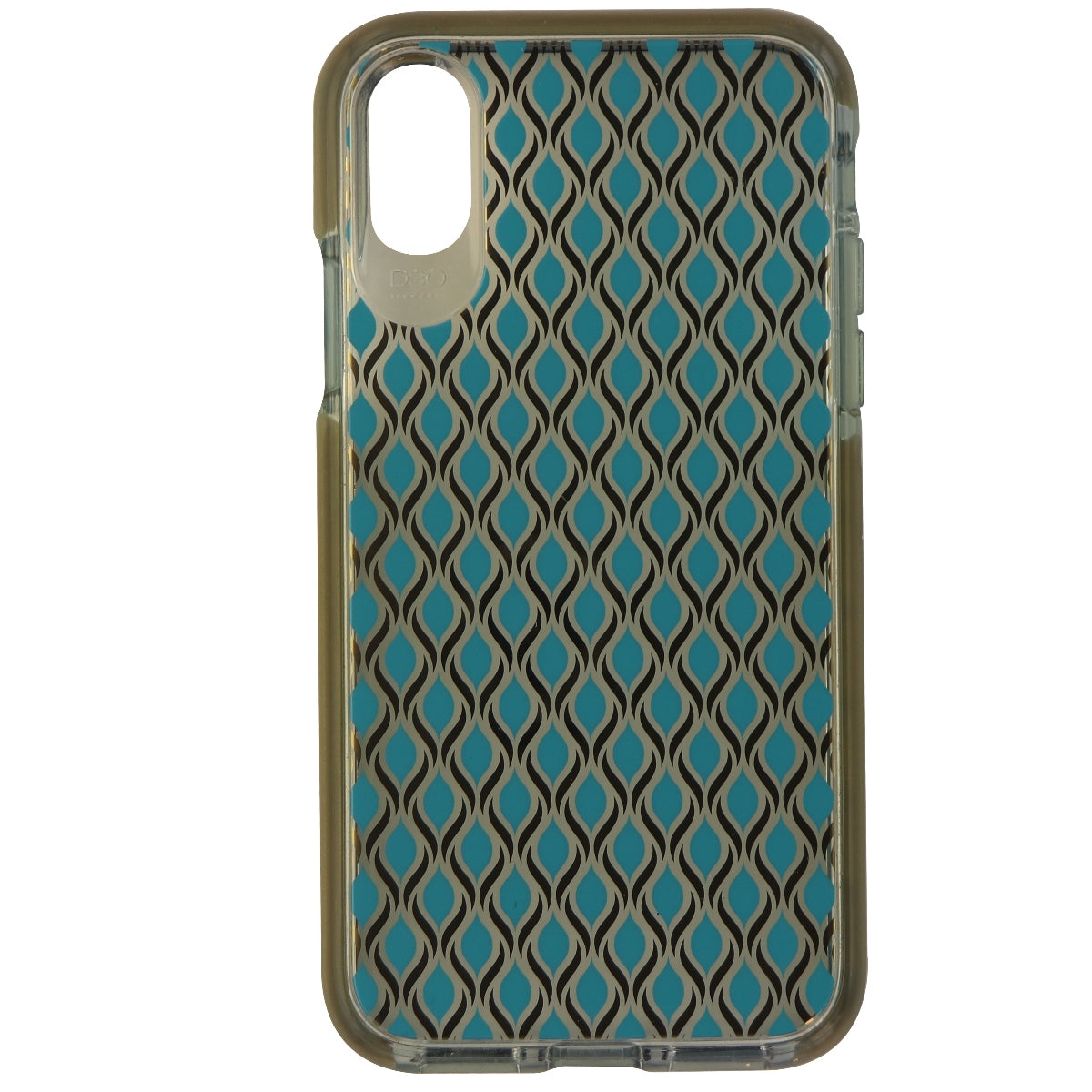 ZAGG Victoria Hybrid Hard Case Cover for iPhone X 10 - Teal/Silver Pattern Cell Phone - Cases, Covers & Skins Zagg - Simple Cell Bulk Wholesale Pricing - USA Seller