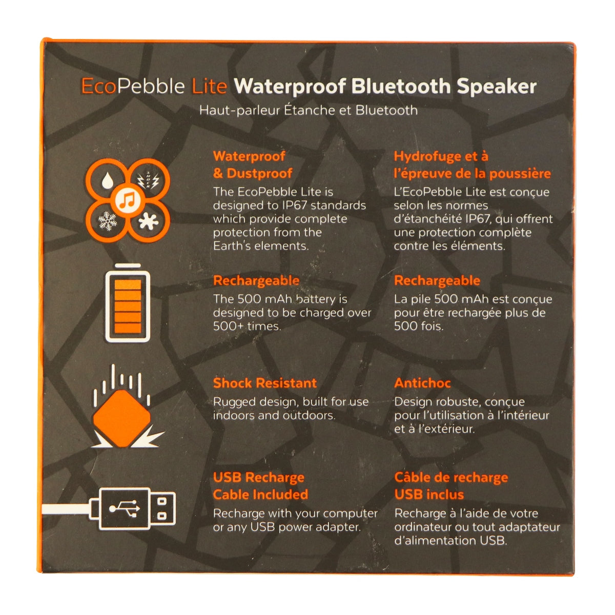 ECOXGEAR PEBBLE Lite Bluetooth Wireless Portable Speaker (GDI-EXPLT505) - Mint Cell Phone - Audio Docks & Speakers Grace Digital - Simple Cell Bulk Wholesale Pricing - USA Seller