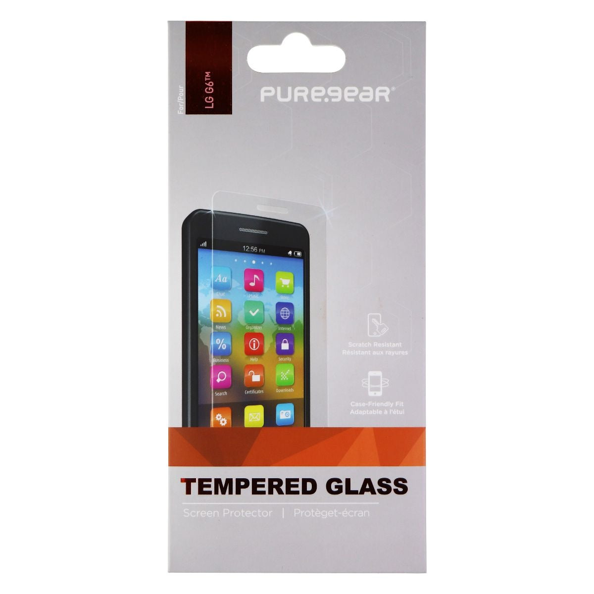 PureGear High Definition Tempered Glass for LG G6 Smartphone - Clear Cell Phone - Screen Protectors PureGear - Simple Cell Bulk Wholesale Pricing - USA Seller