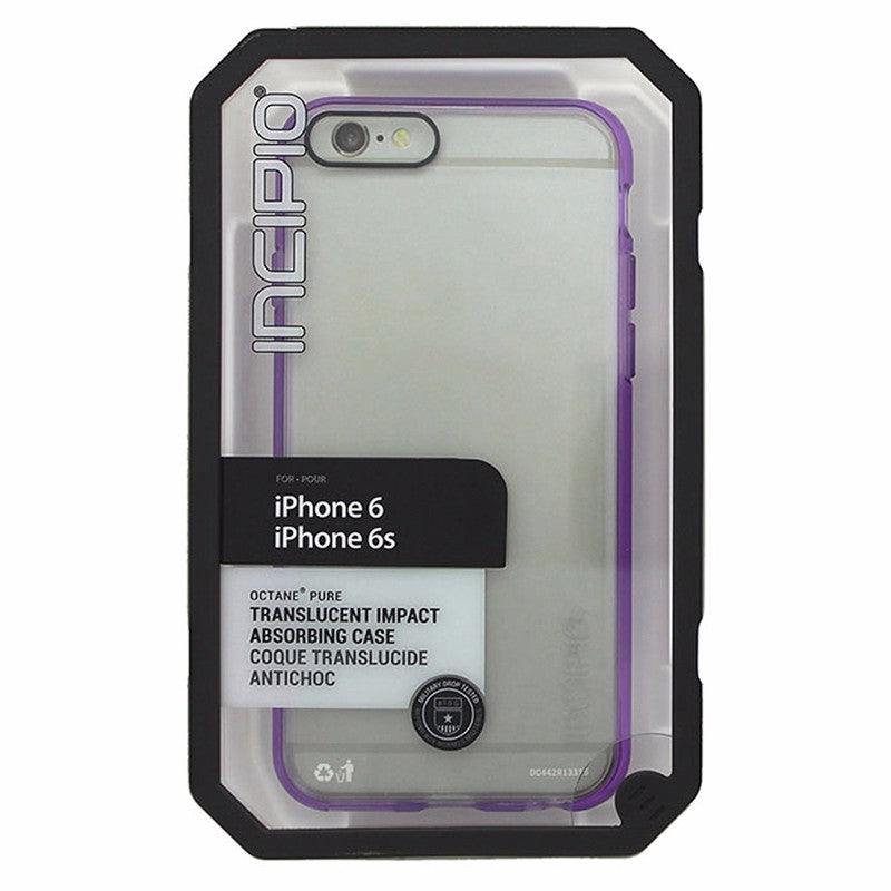 Incipio Octane Pure Series Hybrid Case for iPhone 6 / 6s - Clear / Purple Cell Phone - Cases, Covers & Skins Incipio - Simple Cell Bulk Wholesale Pricing - USA Seller