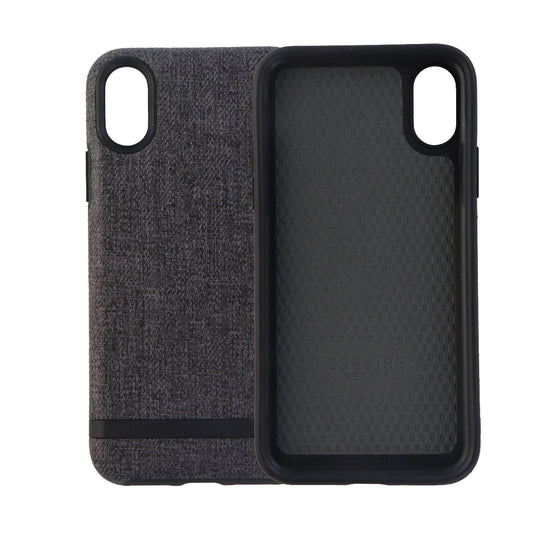 Incipio Esquire Series Hard Fabric Case for Apple iPhone X 10 - Dark Gray/Black