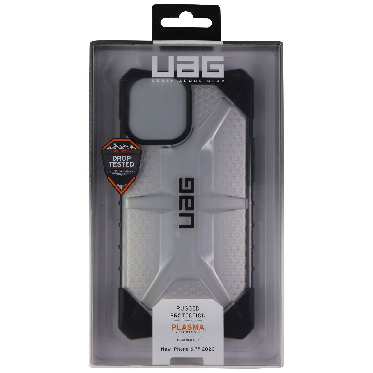 Urban Armor Gear Plasma Case for Apple iPhone 12 Pro Max - Ice (Clear/Black) Cell Phone - Cases, Covers & Skins Urban Armor Gear - Simple Cell Bulk Wholesale Pricing - USA Seller